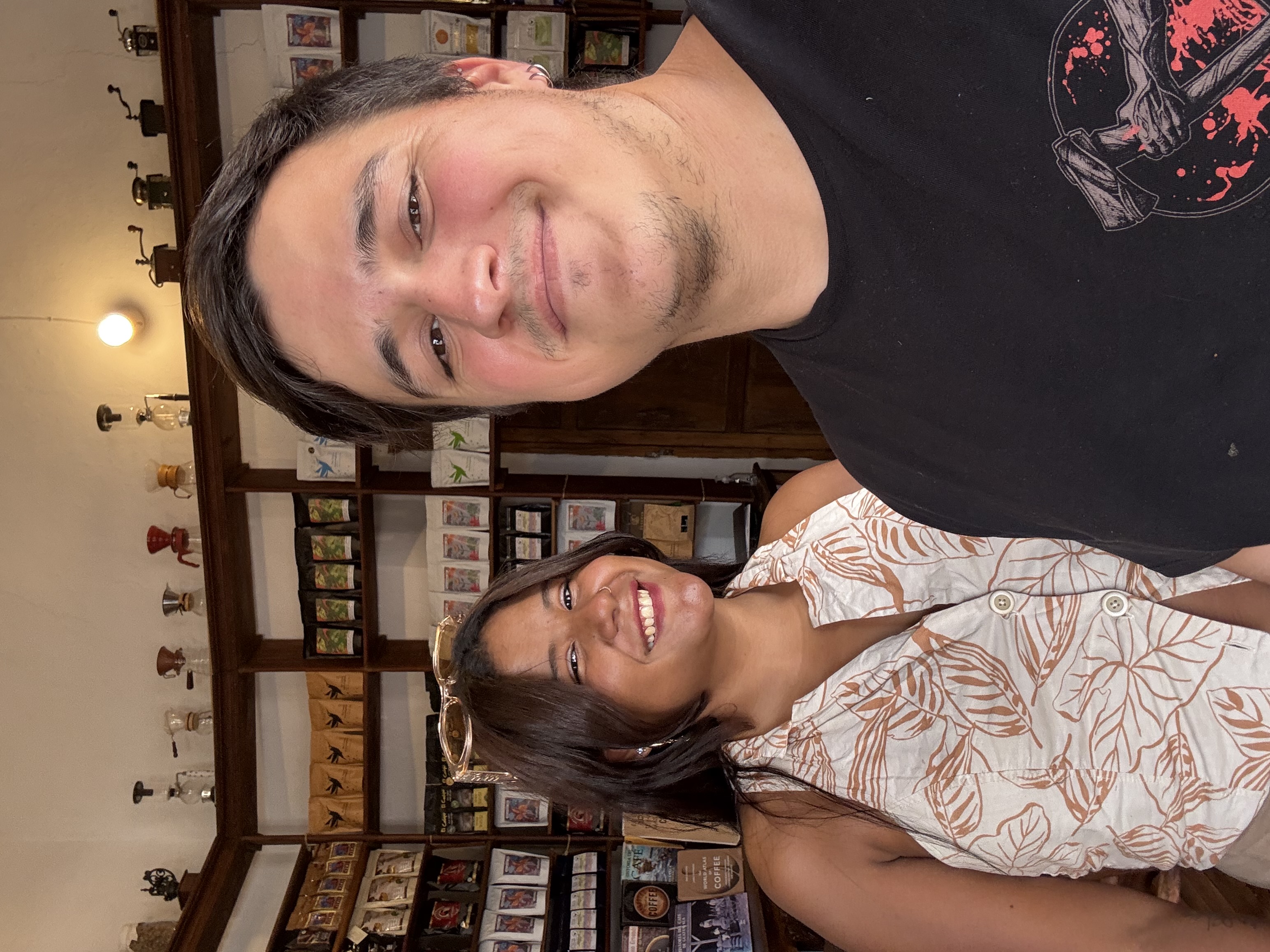 Francisco and his girlfriend